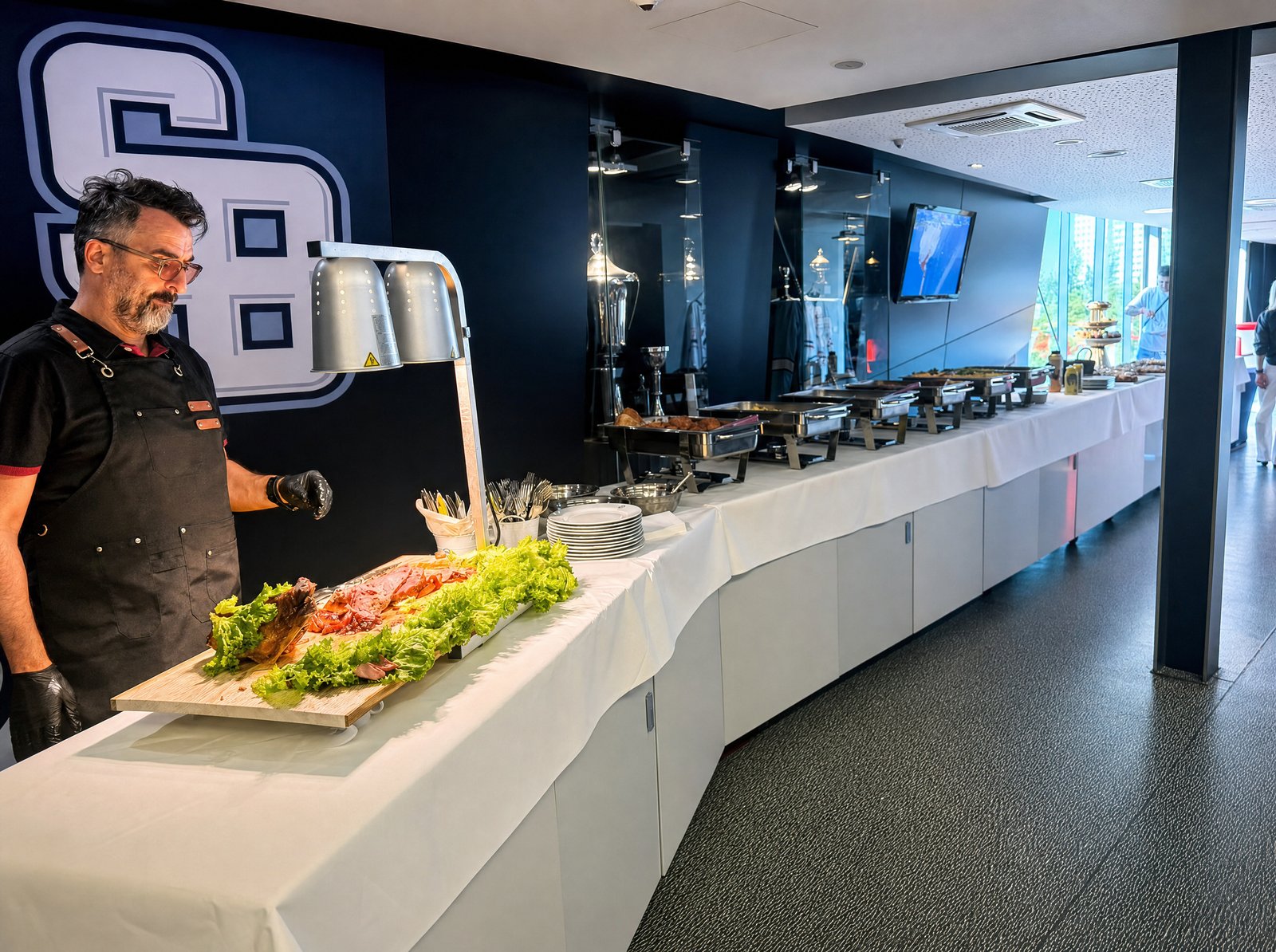 Médiá a produkcie — príprava cateringu priamo na mieste